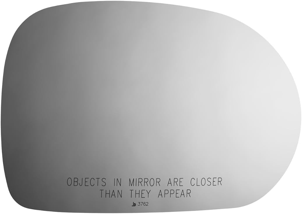 Fits 02-05 Sedona Right Passenger Convex Mirror Glass Lens w/Adhesive USA w/o backing plate