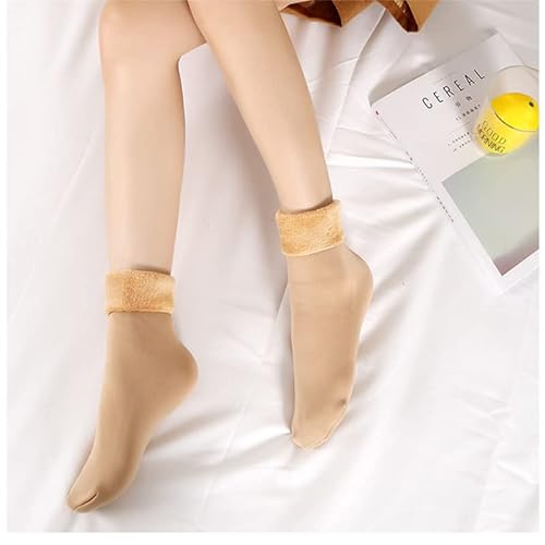 MYAMIA Meias térmicas unissex super macias à prova de frio meias de neve de inverno isolante acolcho