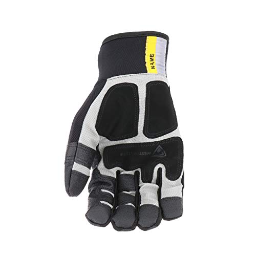 West Chester 96650 Yeti Waterproof Winter Gloves [Black] – 10.25 In. Length, 4.5 In. Width With Pu Patch, Pvc Grip. Synthetic Leather Safety Gloves #TOP4