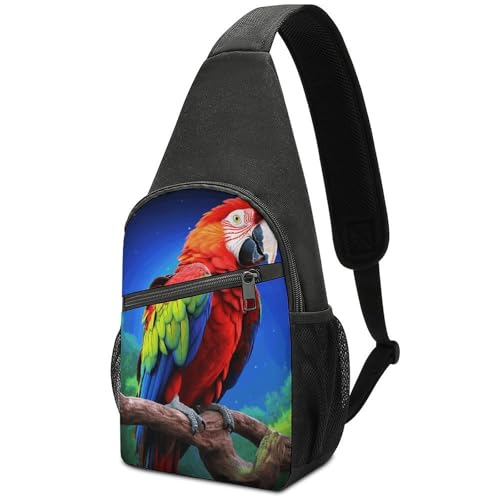 Bolso Sling Parrot Ligero para Hiking y Viaje miniatura 1