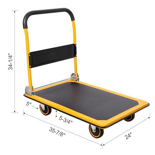 Carretilla plegable resistente con capacidad de 660 lbs miniatura 5
