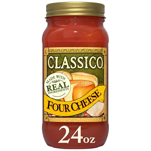 Classico Quattro salsa al pomodoro al formaggio spaghetti (barattolo da 24 once)