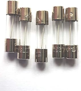 Conquer Lot de 5 fusibles 8&nbsp;A, 20&nbsp;mm contre les surtensions T8a L 250&nbsp;V