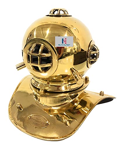 Brass Divers Diving Helmet Miniature US Navy Vintage Handmade Decorative