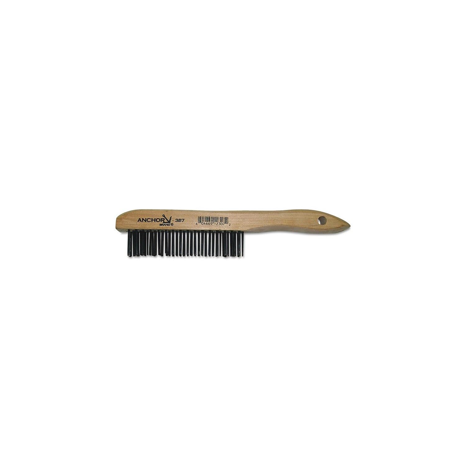 ANCHOR BRAND, 102-387, ANCHOR CARBON STEEL SHOEHANDLE BRUSH