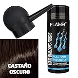 Fibras Capilares Profesionales COLOR CASTAÑO OSCURO + Aplicador...