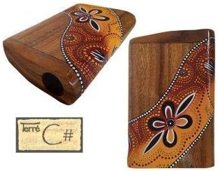 Percussion Compact Travel Pocket Didgeridoo, Toned Cis (10" x 5")