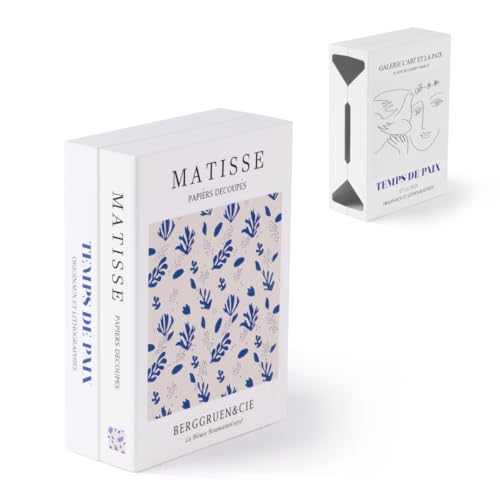 Book Shape Decorative Cable Management Box (Blue Coral)