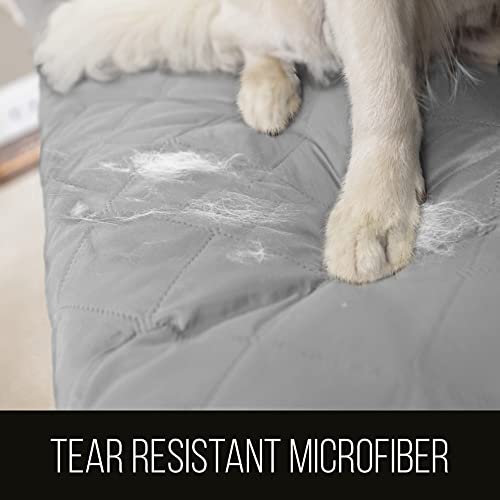 Sofa Shield 811113038688 Loveseat Slip Cover With Patented Strap, Cushion Protector, Reversible Stain, Dog Tear Resistant Slipcover thumb #2