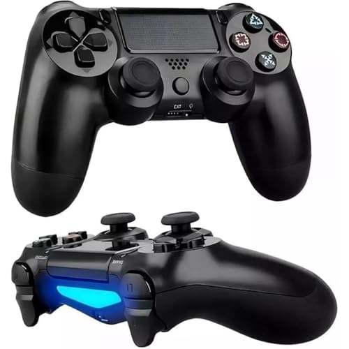 Controle Sem Fio Compatível com Ps4, Tv e PC - Bluetooth, DualShock, Vibração, Sensibilidade Ajustáv