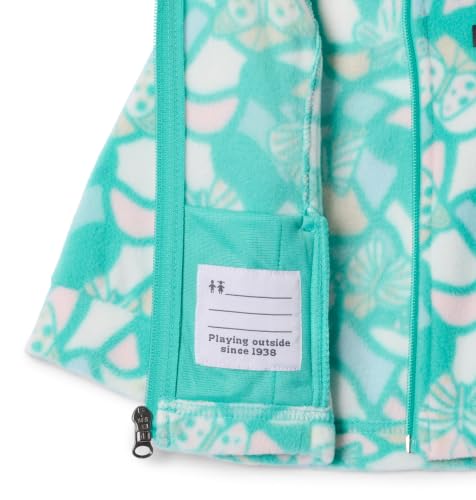 Image of Columbia Girls Benton Springs Ii Printed Fleece