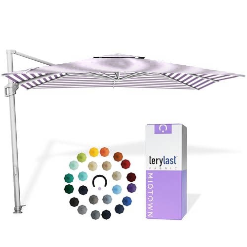 Image of Midtown Umbrellas Grande Square - 9 x 9 Ft Cantilever Umbrella