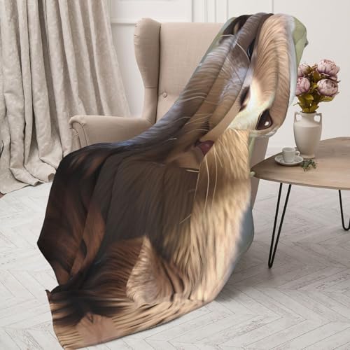 Couverture loutre contre les nuits fraîches, jeté de lit thermique