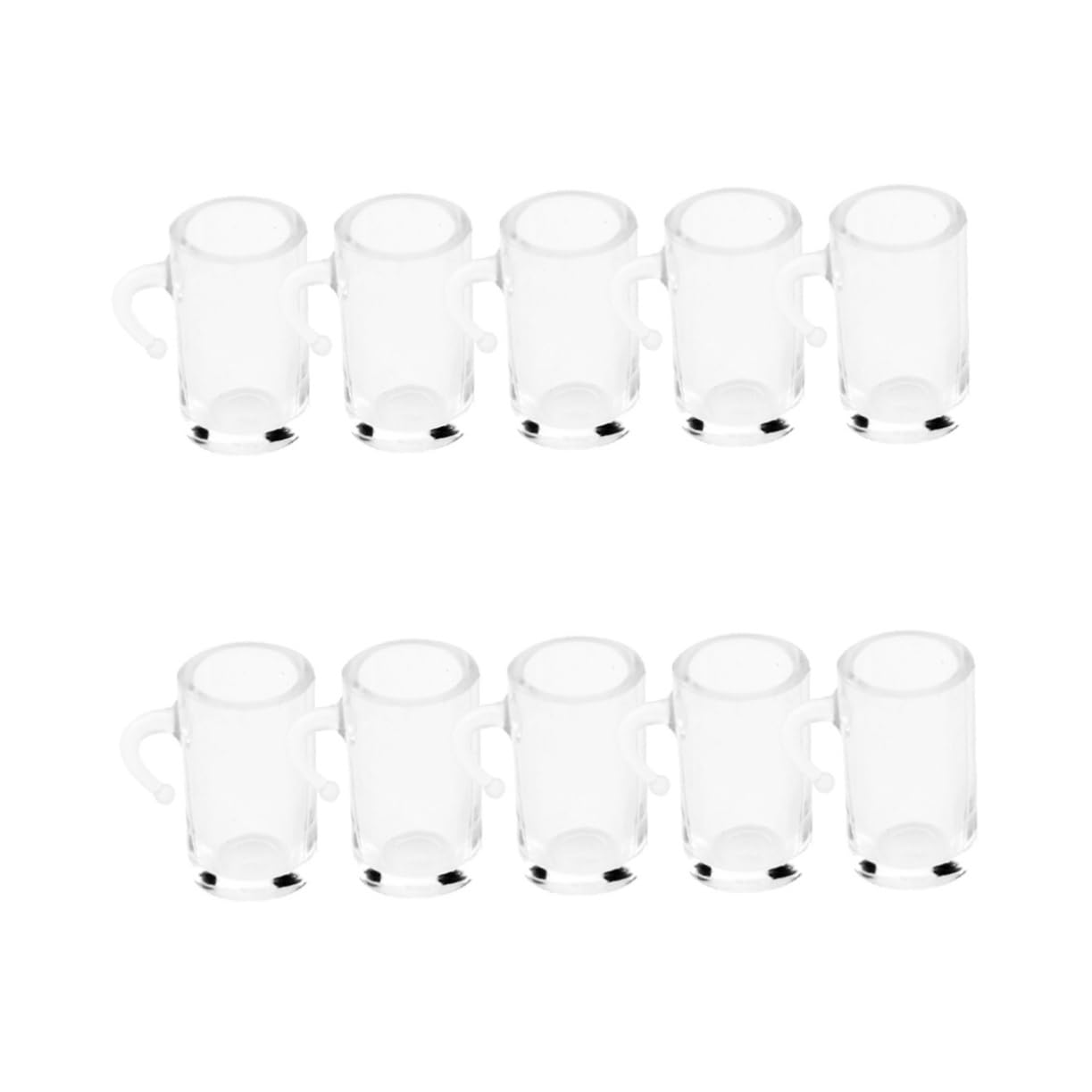 Amazon.co.jp: EXCEART 10個 ドールハウス ビール ジョッキ ミニ 