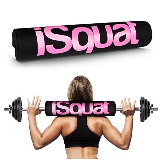 Barbell Pad Squat Pad - Supports Squat Bar Weight Lifting for Neck & Shoulder - Protective Pad 16" long, 3.5" Diameter