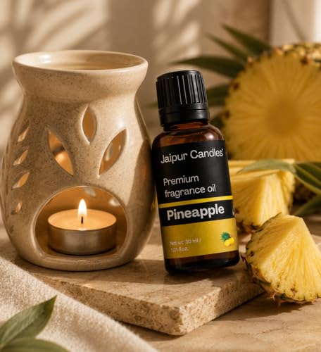 Image of Fragrance Oil | 30 ml | Aroma Oil for Home Fragrance | Best for Aromatherapy | Use in Diffusers, Candles, Air Fresheners (30ML, Pineapple)