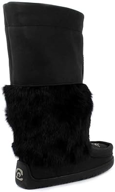 Leather Snowy Owl Waterproof Moccasin by Manitobah Mukluks