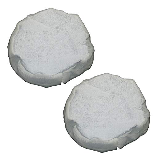 SM Arnold Premium 11 Inch Terry Cloth Bonnets (2-Pack) - For Orbital Buffers, Wax Application & Removal