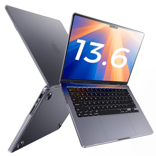 【傷を守る】MAGIC JOHN MacBook Air 13.6インチ 用 ケース【2025 M4 Air対応】M3/M2 カバー クリア マット ハードケース A3240 A3113 A2681 放熱性能対応 指紋防止 耐黄変