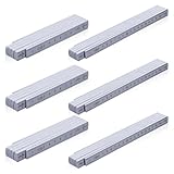 Präzise Messungen: Der Meterstab ermöglicht präzise Winkelmessungen. Er hat klare schwarze Zentimeter-Ziffern auf weißem Grund sowie gravierte Divisionen für eine klare und dauerhafte Ablesbarkeit. Er ist perfekt zum Anzeichnen von Holz oder für das Positionieren von Stoff.