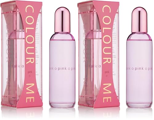 Image of COLOUR ME Pink by Milton-Lloyd for Women - 3.4 oz EDP Spray (Pack of 2)