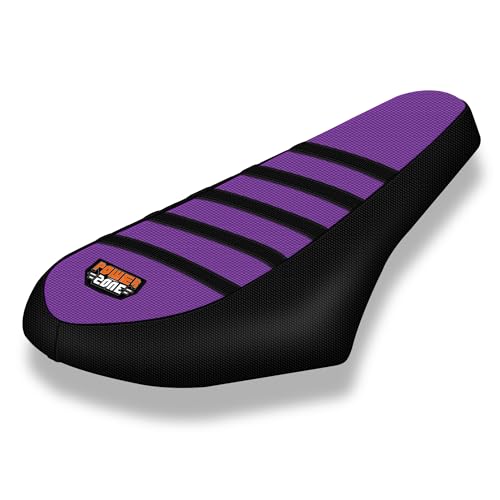 sawrain E-Bike Seat Cover Compatible with Q20 Anti-Slip Waterproof Rubber Seat Cushions for Electric Bike (Black Purple)