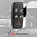 Car Key Fob Keyless Entry Remote fits Jaguar XK XJ XF XE F-Type 2013 2014 2015 2016 2017 (KOBJTF10A)
