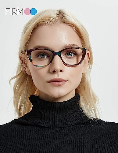 Firmoo Anti Blue Ray Glasses, Vintage Chic Cateye Tr Frame Computer Reading Glasses, Anti Eyestrain Uv400 Protection Glasses For Women (Pattern,+1.50) #TOP2