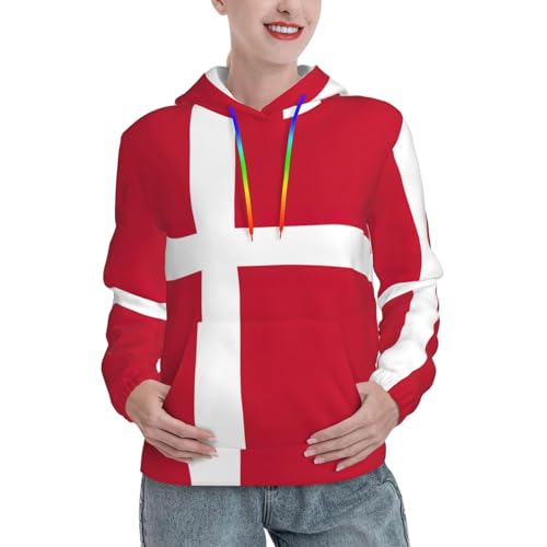 Sweat à capuche femme Danemark chaud pour l'automne et les balades