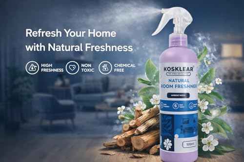 Image of Natural Room Freshener Ambient Wood - 500 ml I Plant-Based & Chemical-Free I Skin-Friendly I Long-Lasting Warm Fragrance I Safe for Kids & Pets I Sustainable Home Freshener
