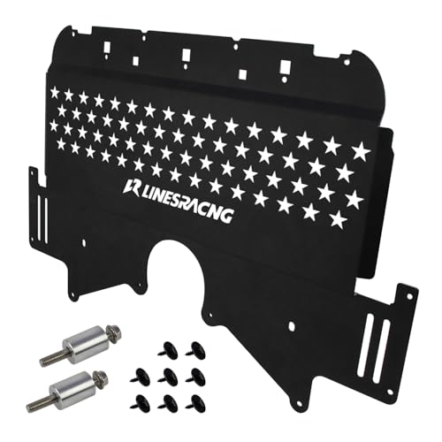 PKSABB Oil Cooler Skid Plate Compatible with BMW G80 G82 M3 M4 G87 M2 2021-2024 Aluminum Black