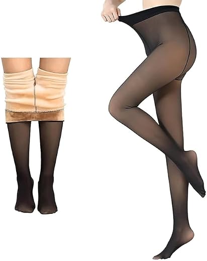 PURSUE FASHION Winter Thermal Women Fleece Leggings for Girls, Footed Length (24 to 36 Waist) Stretchable Women Warm Thick...