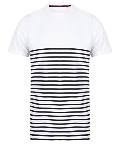 T-Shirt Breton Unisex à Manches Courtes COOZO en Coton