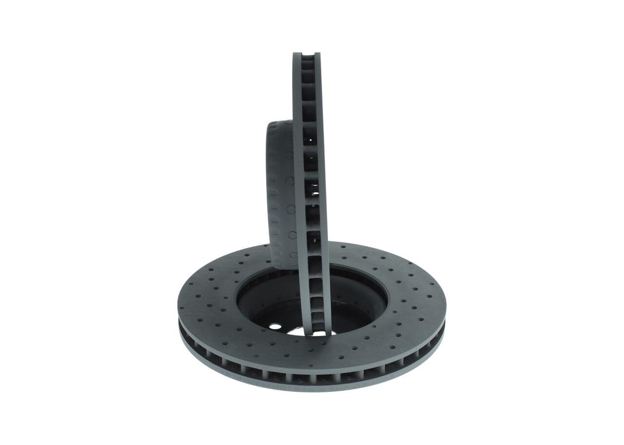 2x BOSCH Disco de freno Delantero Ø318mm Altura: 62,5mm Espesor: 30mm Corona de Agujeros - Ø: 112mm perforado disco de freno de dos piezas ventilado 0 986 479 H37 Compatible con MERCEDES-BENZ