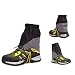 AMYIPO Trail Snow Leg Gaiter Shorter Hiking Boots Gaiters Waterproof Gaiters (Black)