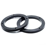AUTUT 2 Pcs 5-inch Universal Fit ABS Car Stereo Speaker Spacer Ring, 0.5' Depth