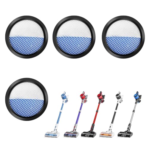 BSNAW HEPA Filter Replacement Compatiable with N Series Cordless Vacuum Cleaner, 4 Pack