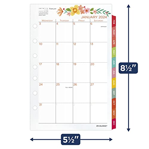AT-A-GLANCE Kathy Davis Monthly Planner Refill #TOP13