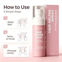 Aure Beauty Hair Helper Spray, Biotin & Caffeine Infused Scalp Treatment for Thicker, Lightweight Non-Greasy Root Care Mist, 1.7 fl oz — image 4