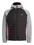 jack & jones herren sweatjacke jcojohn sweat zip hood Kapuzenjacke mit Taschen JACK & JONES Herren Jcotoby Noos Jacket, Light Grey Melange, S EU