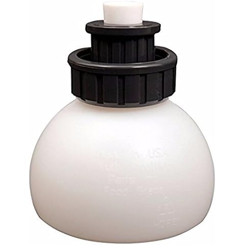 FASTFERMENT - FastFerment 7.9G CBall FastFerment Yeast Harvesting Collection Ball - No More Sediment Contamination! Flat Bottomed Design for Your Home-Brew kit. Rubber Bung and Teflon Tape Included (Collection Ball 7.9 Gallon) Cover