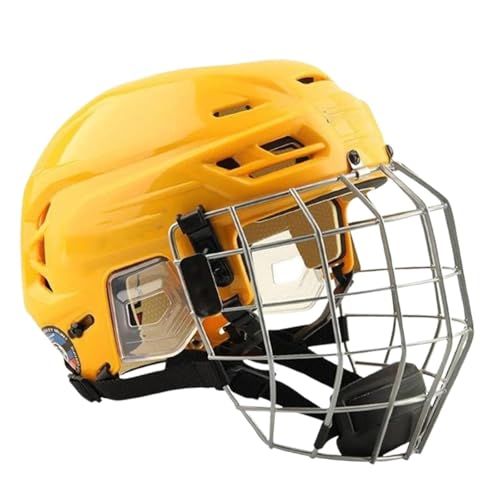 Colaxi Ice Hockey Player Helmet with Facemask Professional Exercise Competition Training Practice Equipment Ice Skate Helmet, XL