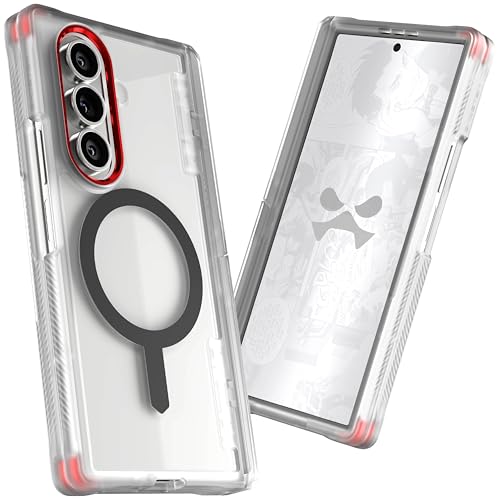 Image of Ghostek Covert Clear Galaxy Z Fold 7 Case with Built-in Kickstand, MagSafe and Full Hinge Protection Designed for 2025 Samsung Galaxy Fold7 (8 inch) (Clear)