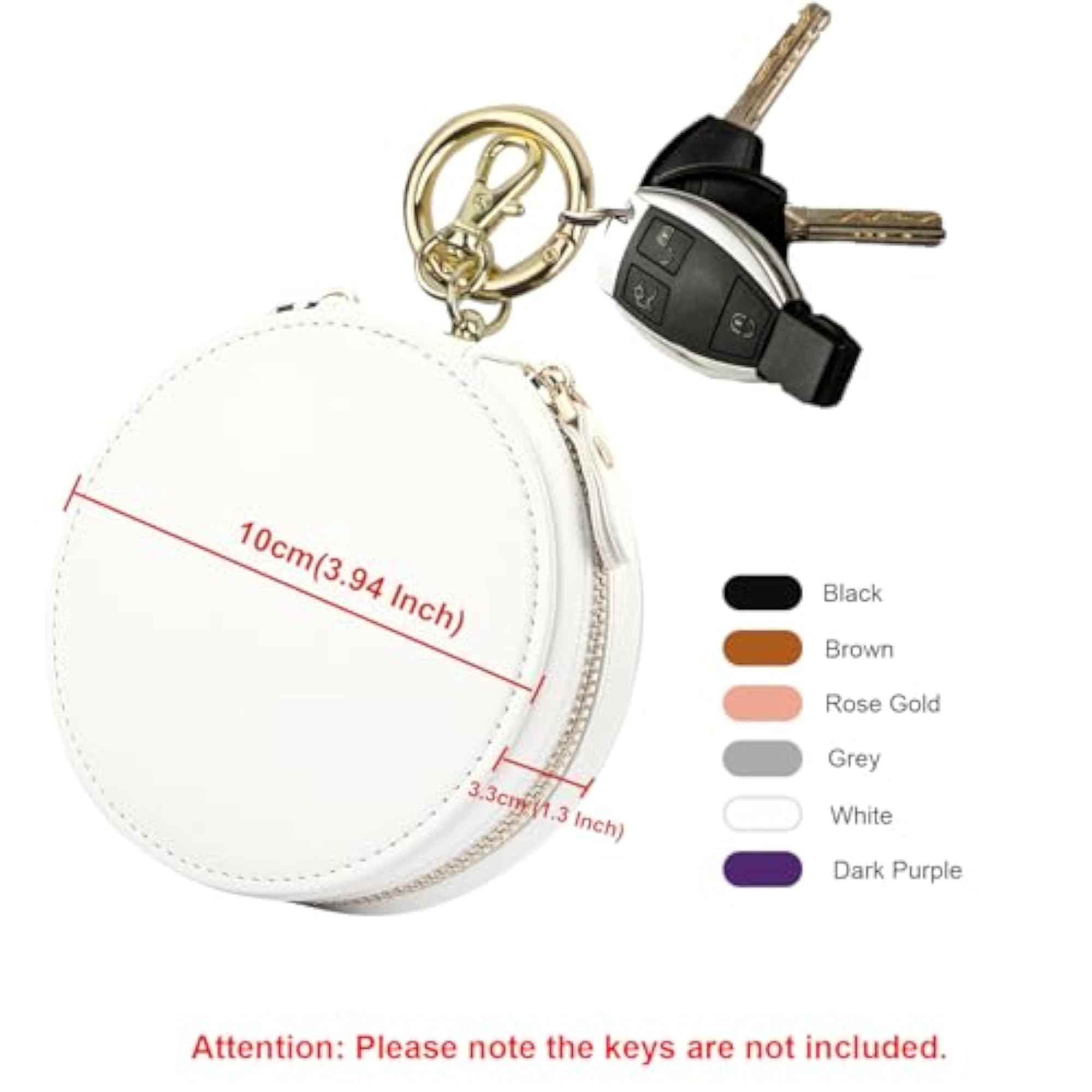 Coin Pouch Mini Lipstick Bag with Mirror