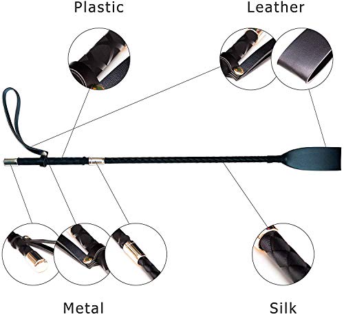 Family Riding Crop Jumping Bat and Faux Leather Short Horse Riding Crop, Crop, Equestrian Equestrian Crop, Large One Small 2pcs