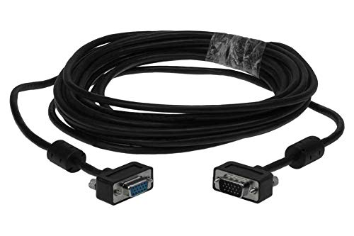 SF Cable, 25ft Ultra Slim SVGA Cable with Ferrites HD15 M/F Triple Shielded