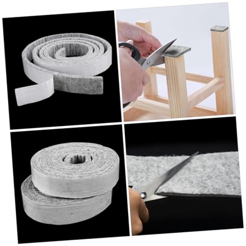 JECOMPRIS 1 Rollo Protector de Muebles Almohadillas Autoadhesivas Tiras de Fieltro para Muebles Almohadillas para Muebles alfombras Autoadhesivas para Muebles tapetes para Muebles Piso - imagen 9