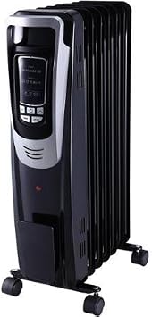 Pelonis Digital Oil Filled Heater, Black by Pelonis