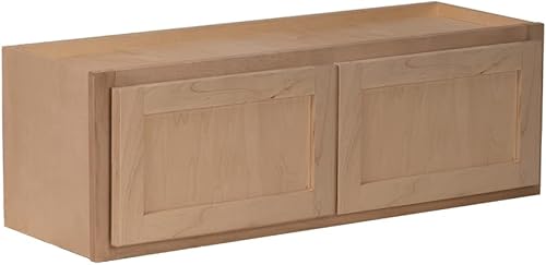 Quicklock RTA (listo para montar) Armarios de cocina de pared de 30 pulgadas de alto, estilo agitador, 100% madera dura, fabricados en Estados