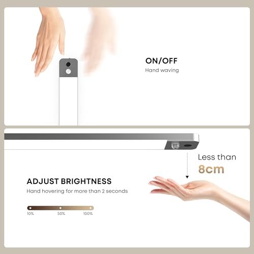 LROLTEF Under Cabinet Kitchen Lights with Hand Hovering & Motion Sensor 25cm 1500mAh Dimmable Rechargeable Magnetic Under Counter Lights for Cupboard Shelf Stairs Closet | 2 Pack - Cosy Home Interiors LROLTEF Under Cabinet Kitchen Lights with Hand Hovering & Motion Sensor 25cm 1500mAh Dimmable Rechargeable Magnetic Under Counter Lights for Cupboard Shelf Stairs Closet | 2 Pack - Image 2